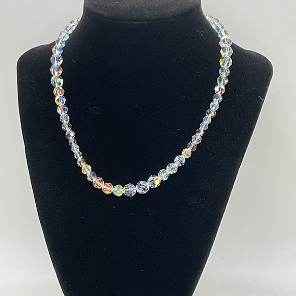 Swarovski Jewelry - Swarovski Silver Iridescent Crystal Necklace